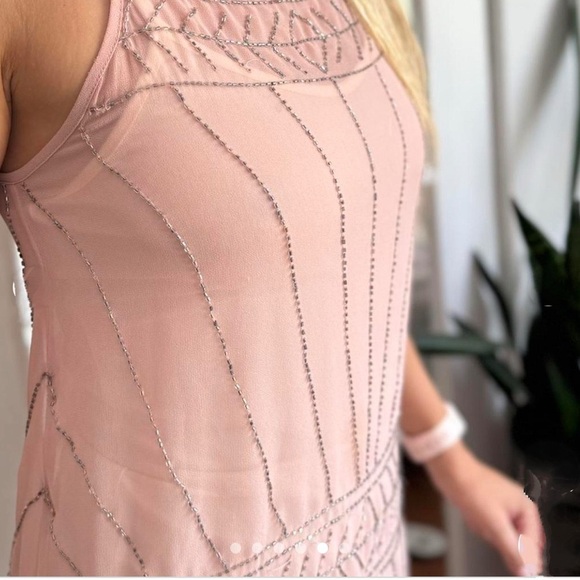 Free People Pink Sheath Mini Dress Sleeveless Cocktail - Picture 1 of 8